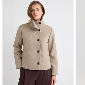 Wool funnel neck coat from Rw&Co